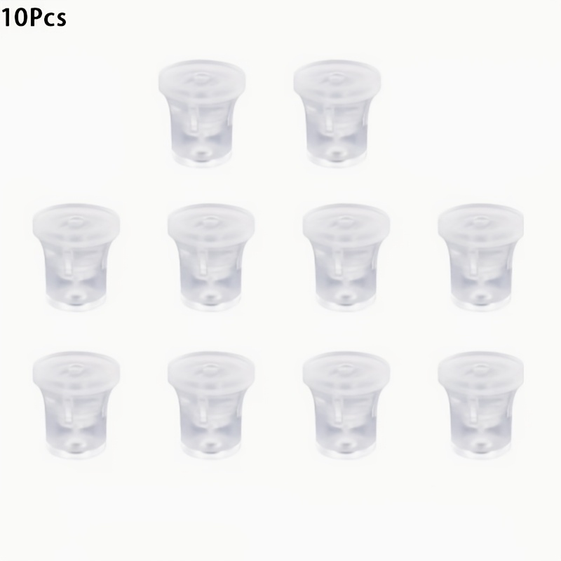 TEMU 10pcs Advertising Nails, 14 X 14mm Invisible Advertising Nails, Plastic Screws Nuts Spaces, Durable And Safe, Suitable For Art Exhibitions,