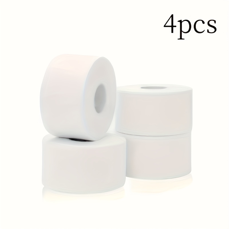 Image of 4 Rolls 5cm X 5m Athletic Tape, White Durable Tear-resistant , Suitable For Athletes, , Gymnastics, Boxing, Hockey, Athletic Tape