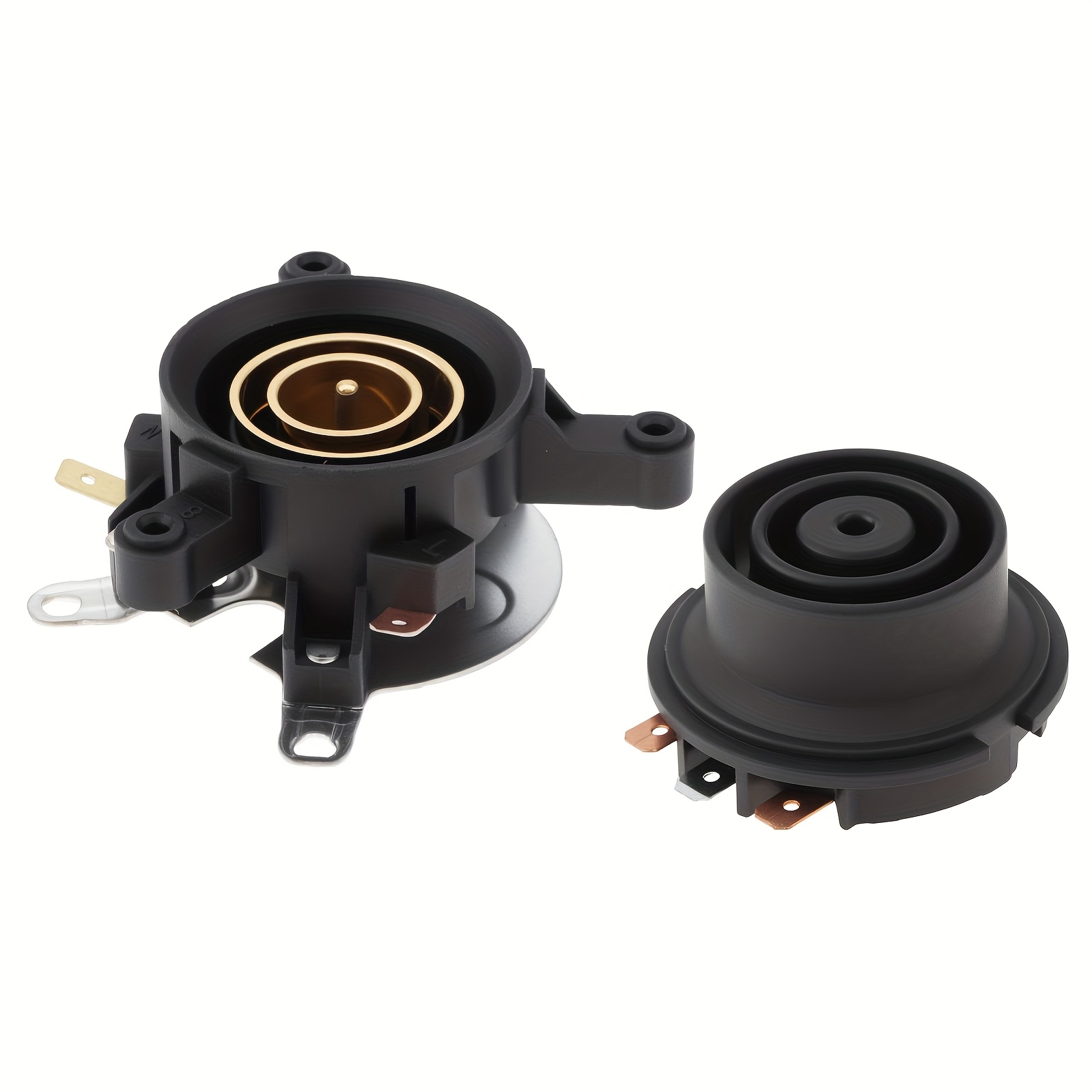 TEMU 2 Household Electric Kettle Base Thermostats With Temperature Switches, Black Switch Connectors.