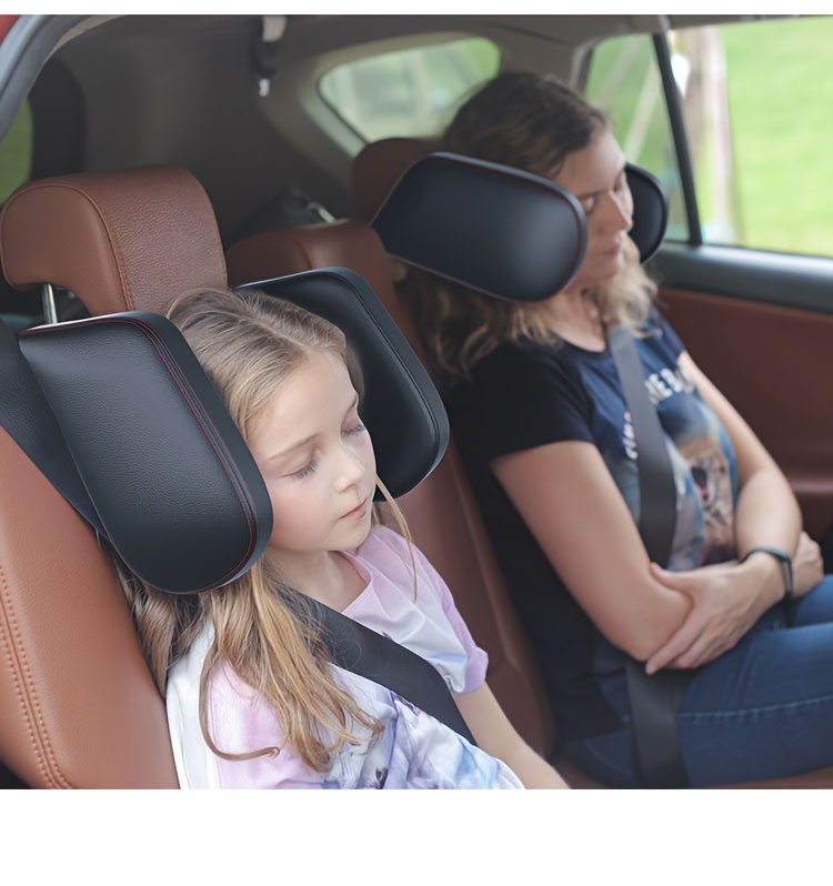 car headrest pillow   extended edition sleeping head and neck support for rear seat   Product details 3