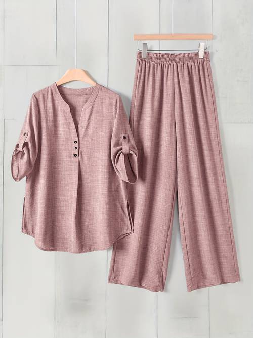 2025 summer new short sleeve stylish cool casual fashion simple 2pcs set