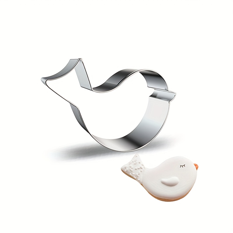 Cartoon Bird Cookie Cutter - Stainless Steel Baking Mold For , Cakes & Pastries, Durable & Easy-, Perfect For Holiday Baking, Kitchenware, Material