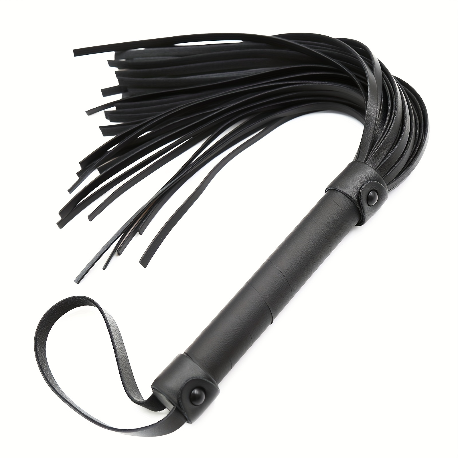sex toys whips Intimate Red & Black Leather Flirt Whip S&M & BONDAGE Sex Toy