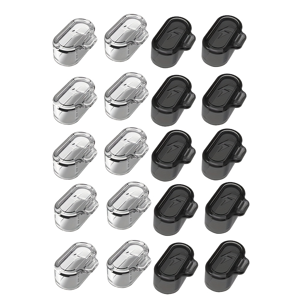 TEMU 20pcs Silicone Dust Plug - Charging Port Cover | Tpu Clear Protective Cover|for Garmin Fenix 8/7// Forerunner Series/ Series Smartwatch