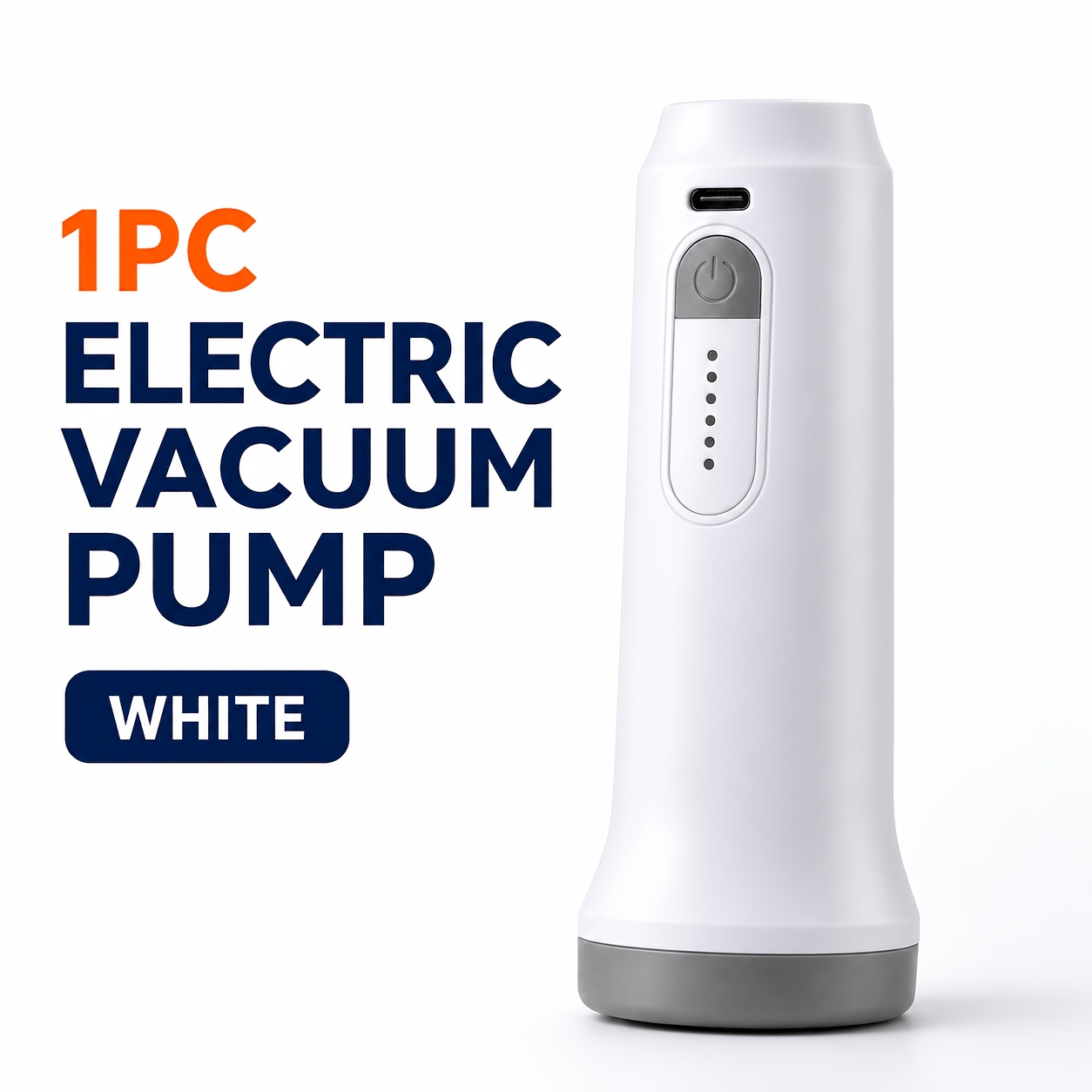 Image of Hotu Portable Rechargeable Electric Vacuum Pump, Ideal For Clothing Storage; Handheld Vacuum Sealer, Space- Compression Bags, Perfect For Travel, Home Use, Moving, Bedding, And Packing