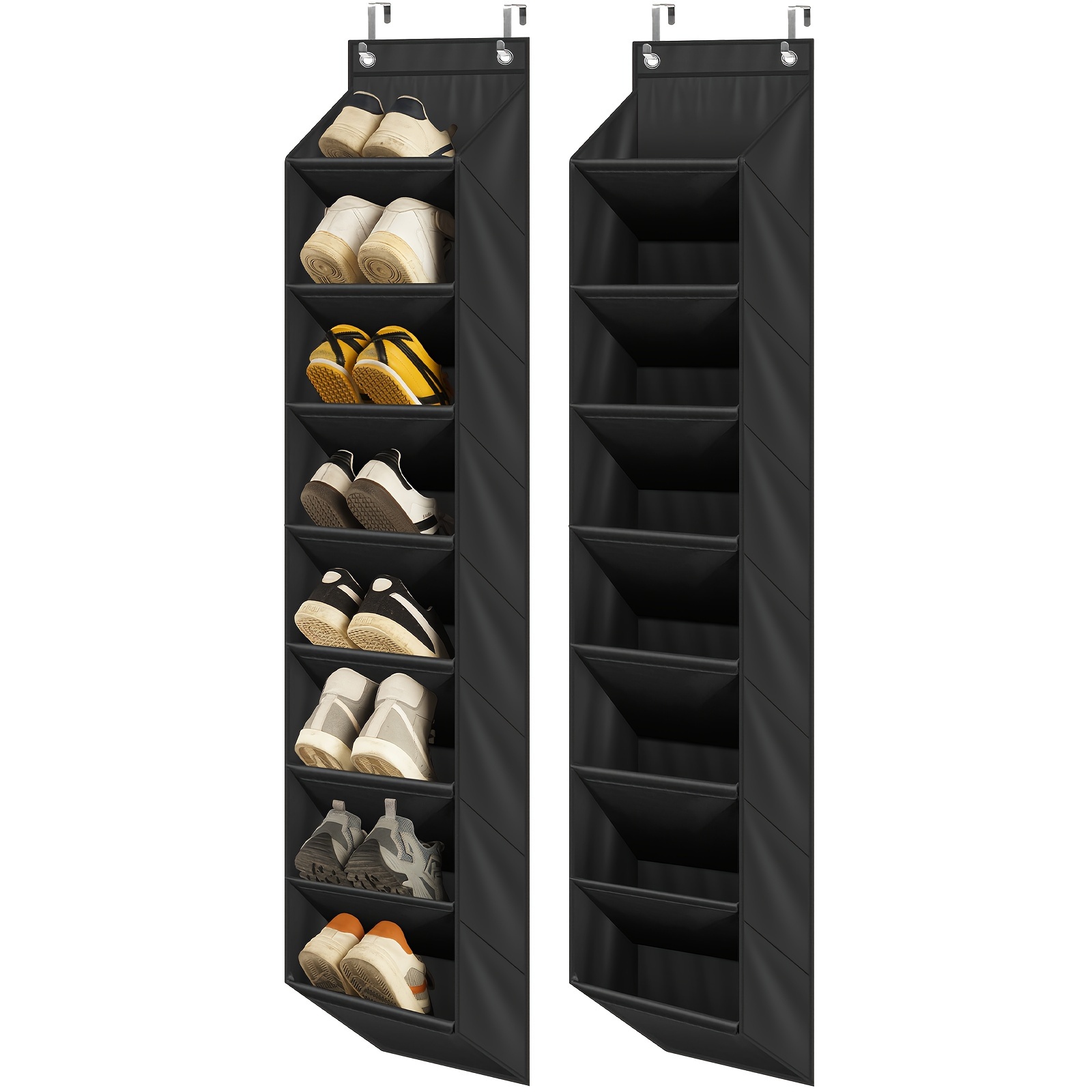 

2pcs Narrow 8 , Hanging Rack For Closet Of And ()