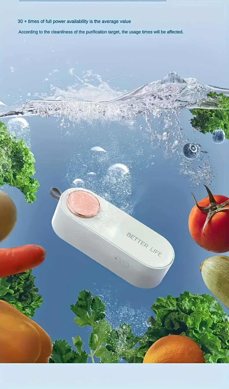 usb powered fruit vegetable cleaner oh   for pesticide   reduction enhances nutrients salt content details 0