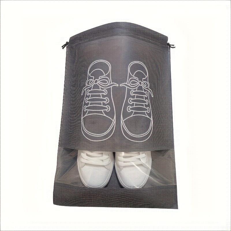 10-piece Travel Shoe Storage Bags - Lightweight, Transparent - Perfect For Organizing Shoes
