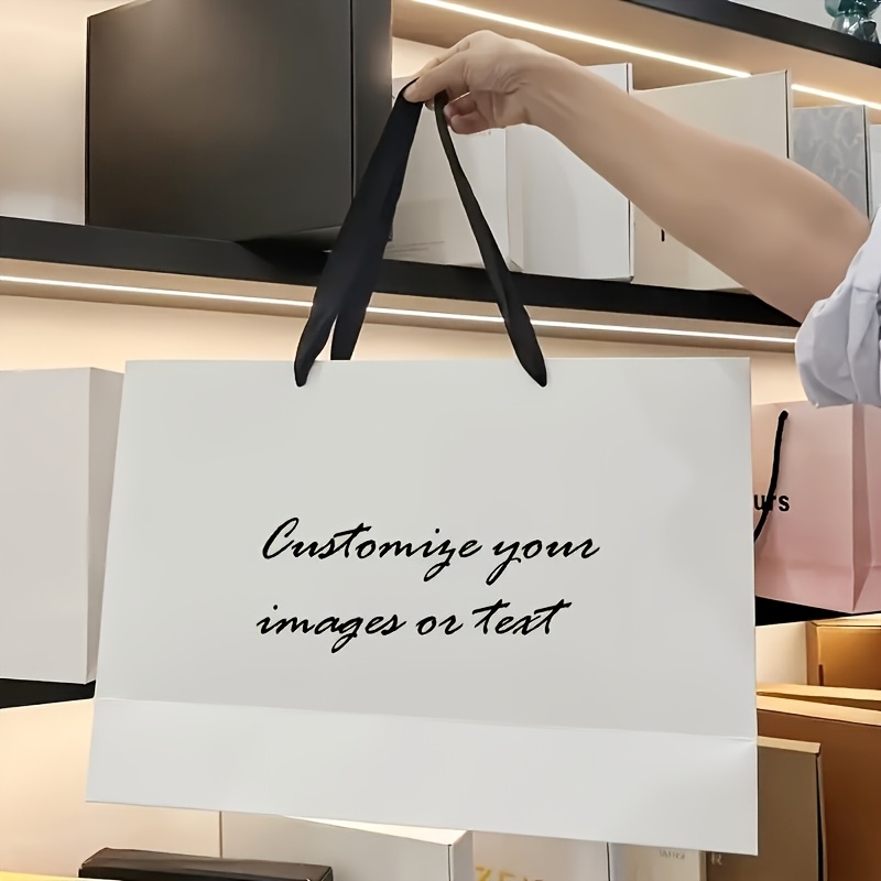 Custom High-Quality Paper Tote Bag for Store Shopping