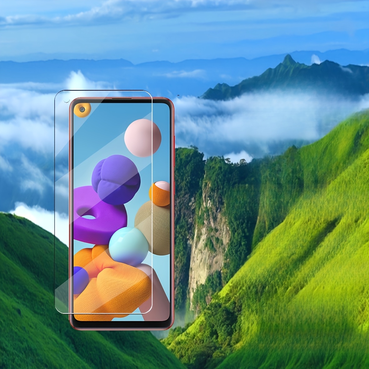 E-shop 3 Stück Schutzfolie für Samsung Galaxy A12/A21/A21S/A22/A22 5G/A24/A23/A31/A32/A32 5G/A33 5G/A34/A41 Handy