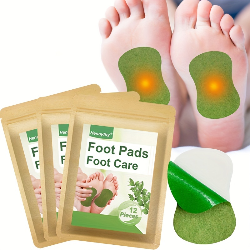 

36pcs/3bags Natural Herbal Foot Patch With Ginger Powder And Wormwood Extract, Deep Cleaning Foot Pads For Foot Care And Relaxation