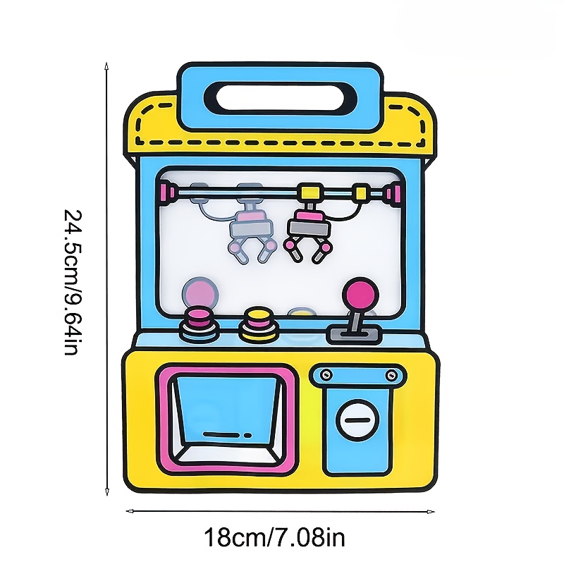 TEMU 12pcs Sealed Bags, Claw Machine Candy Snacks Plastic Packaging Self-locking Zipper Birthday Party Gift Bags, Handheld Packaging, Companion Gift