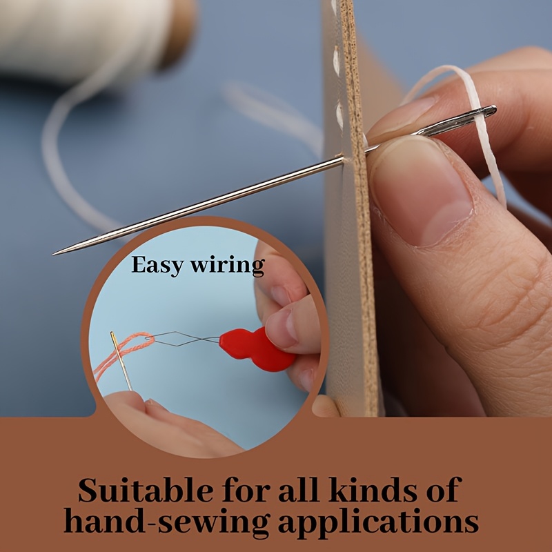 Assorted Curved and Straight Sewing Needles Set