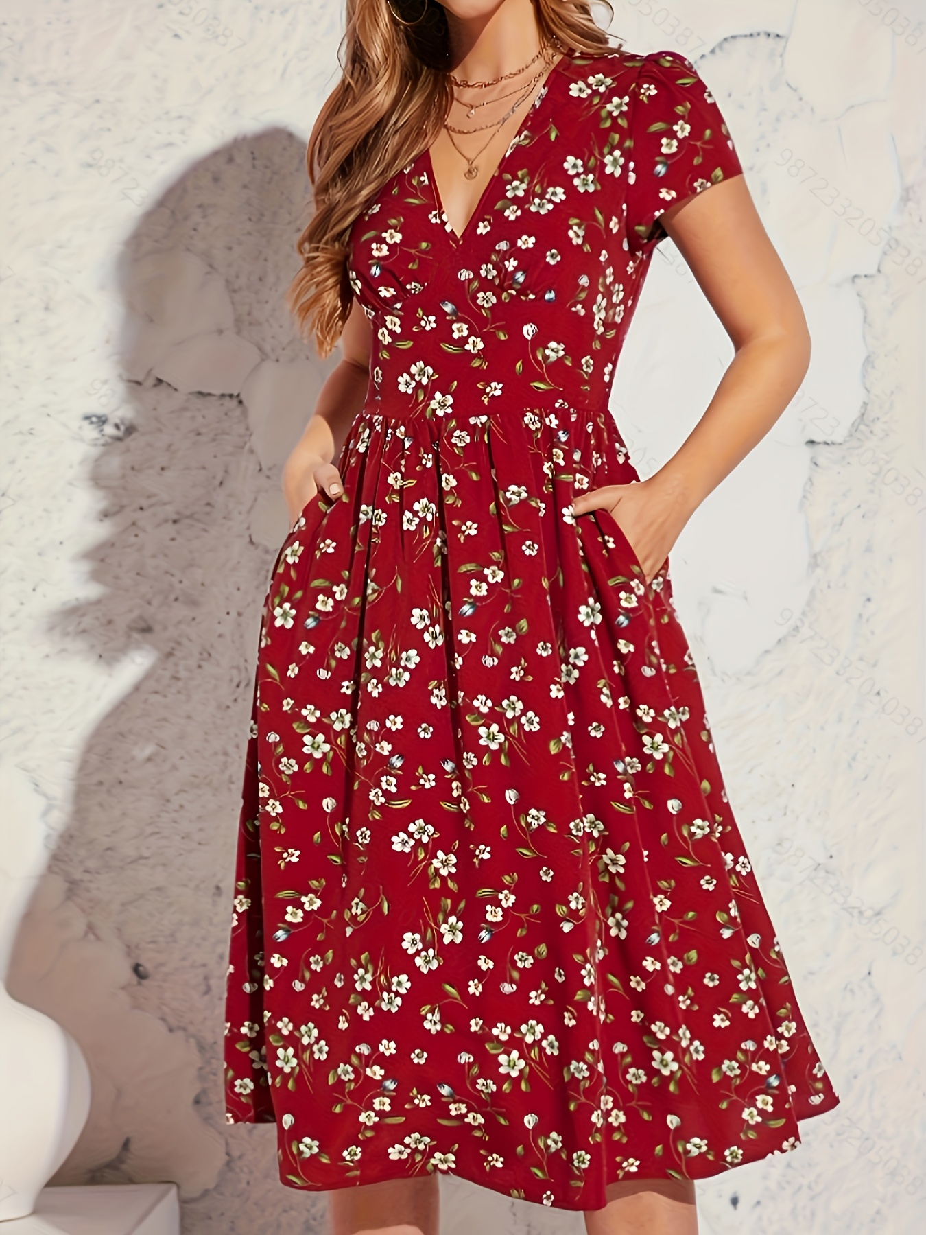chinese dress ladies Women's Gradient Chiffon Spaghetti Strap Maxi Dress with Pockets Large