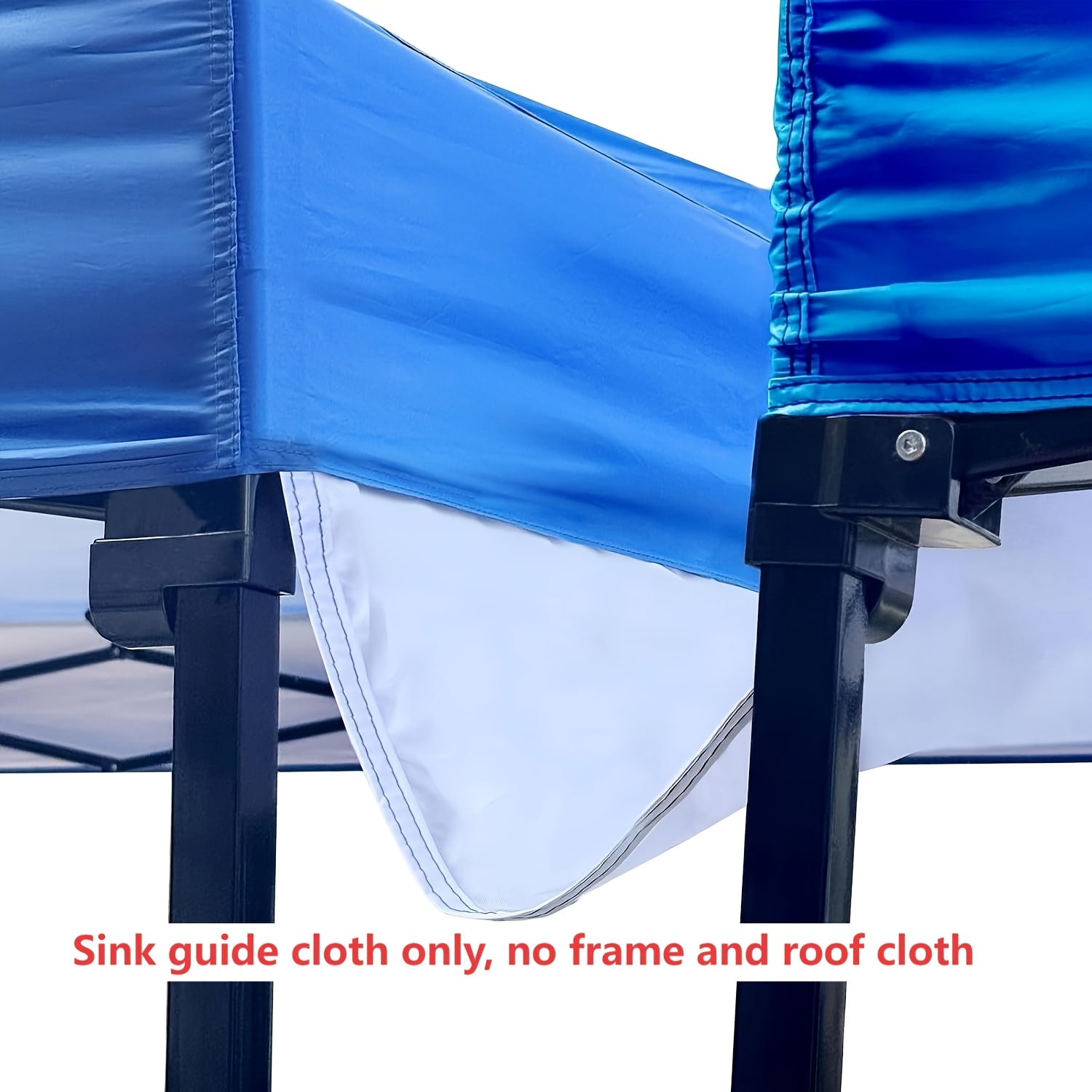 10 15 20  canopy rain gutter for instant   up canopy canopy tent drainage accessory rain gutter with white no frame included separate sink cloth