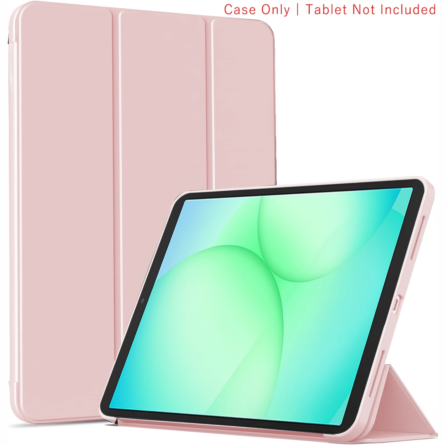 TEMU Tablet Case For Tab 2025 8.7'' Sm-x133 Sm-x135 Sm-x135f Synthetic Leather Magnetic Flip Soft Back Shell Auto Wake Up & Sleep