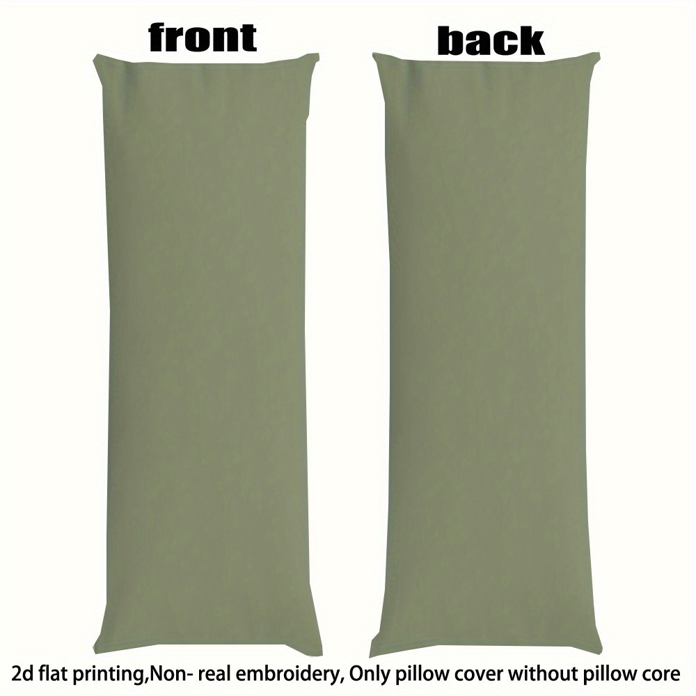 TEMU 1pc Long Body Pillow Cover Double-sided Printed 20x54 Inch Suitable For Sofa Living Room Bedroom Home Decoration No Pillow Core