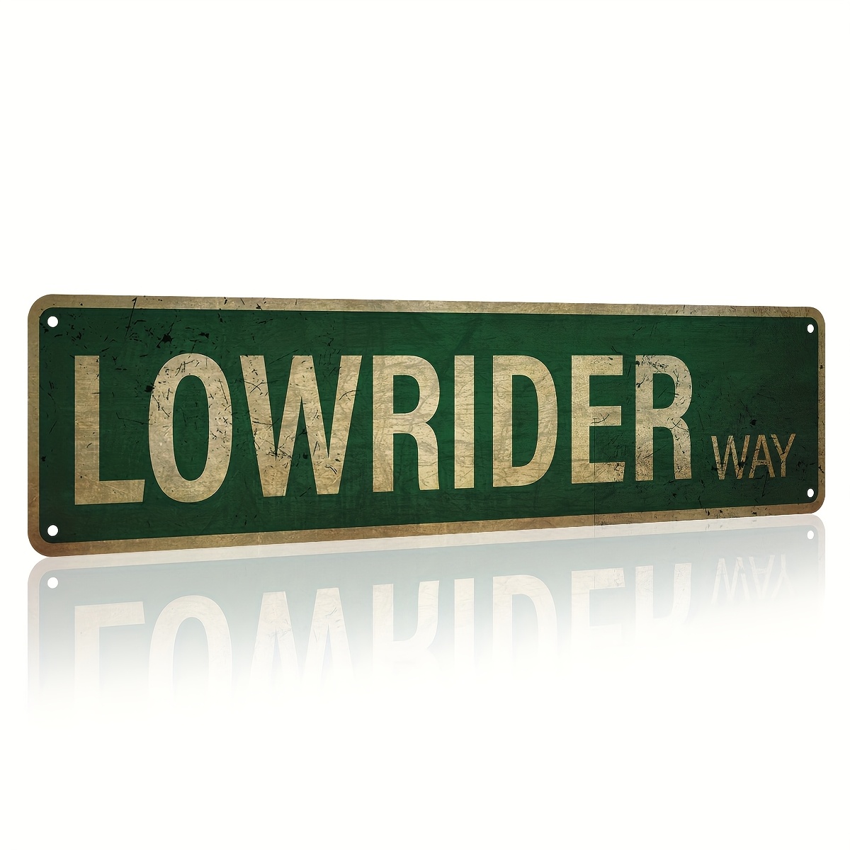 

1pc Lowrider Way Metal , Hanging Decorative Plaque, Multipurpose / Art, & Dustproof, No Needed, For , Bar, , Restaurant, Decor, Housewarming