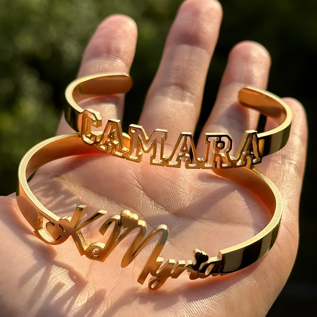 

Personalized Bracelet - , , 18k Plated Stainless Steel, For , , Dates, Weddings, Banquets - For