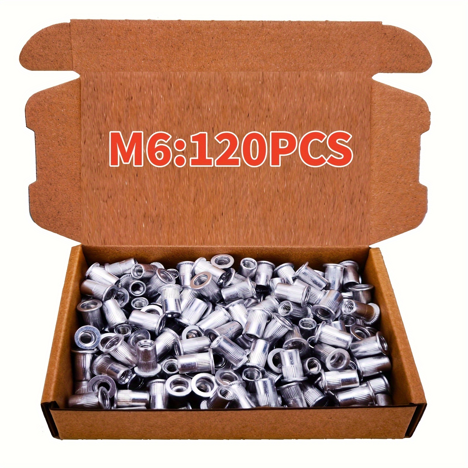 Image of 300/200/120/70pcs 4 Sizes (m4 M5 M6 M8) Rivet Nut Sorting Tool, Suitable For Sheet Metal Assembly, Furniture Repair, Automobile , Home Decoration