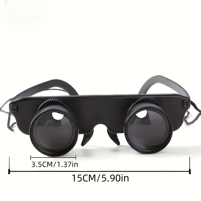 1 pieza, equipo de observación de pesca para gafas 3 en 1 - Conjunto de prismáticos y lupa con caja de almacenamiento - Compacto y portátil, adecuado para caza, pesca, observación de aves - Negro, diseño óptico de precisión