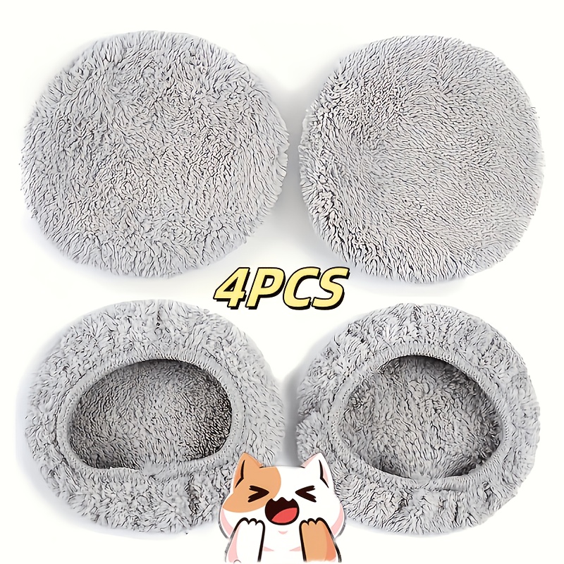 TEMU 4/8/16/24-pack High Quality Robotic Vacuum Cleaning Cloth, Double-sided Bristle Design, Thickened And Enlarged Version, Compatible With 66 Types