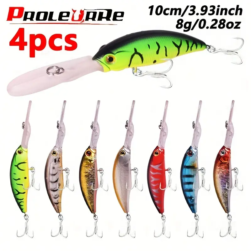 Floating Minnow Fishing Lure Mixed Colors Set Deep Diving - Temu