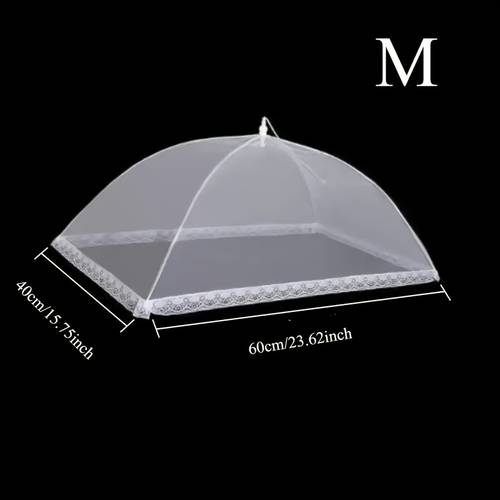 large up white mesh food cover tent foldable and washable picnics barbecues and parties