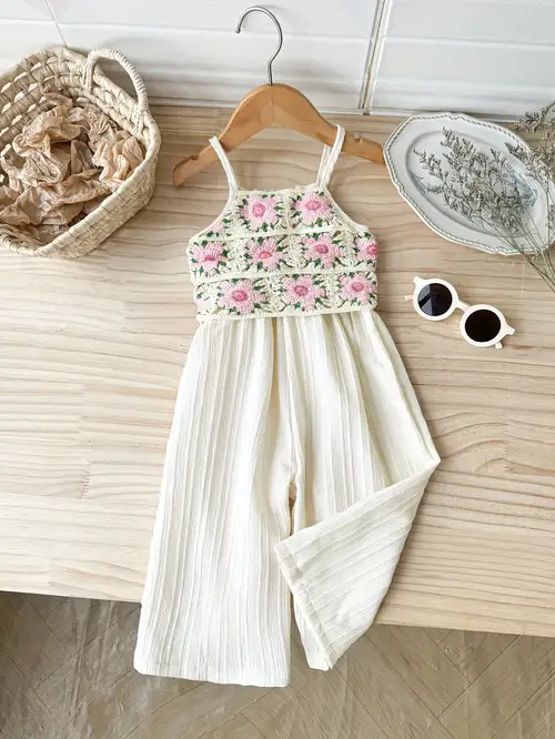 Women's Floral Printed Jumpsuit - Halter Sleeveless Stretch Romper With Pants