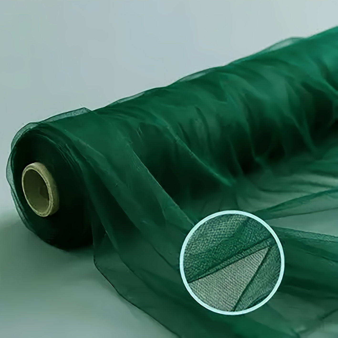TEMU Rotolo di 20 m di tulle a rete velata verde foresta , progettato appositamente per striscioni per feste, bandierine a strappo e decorazioni da