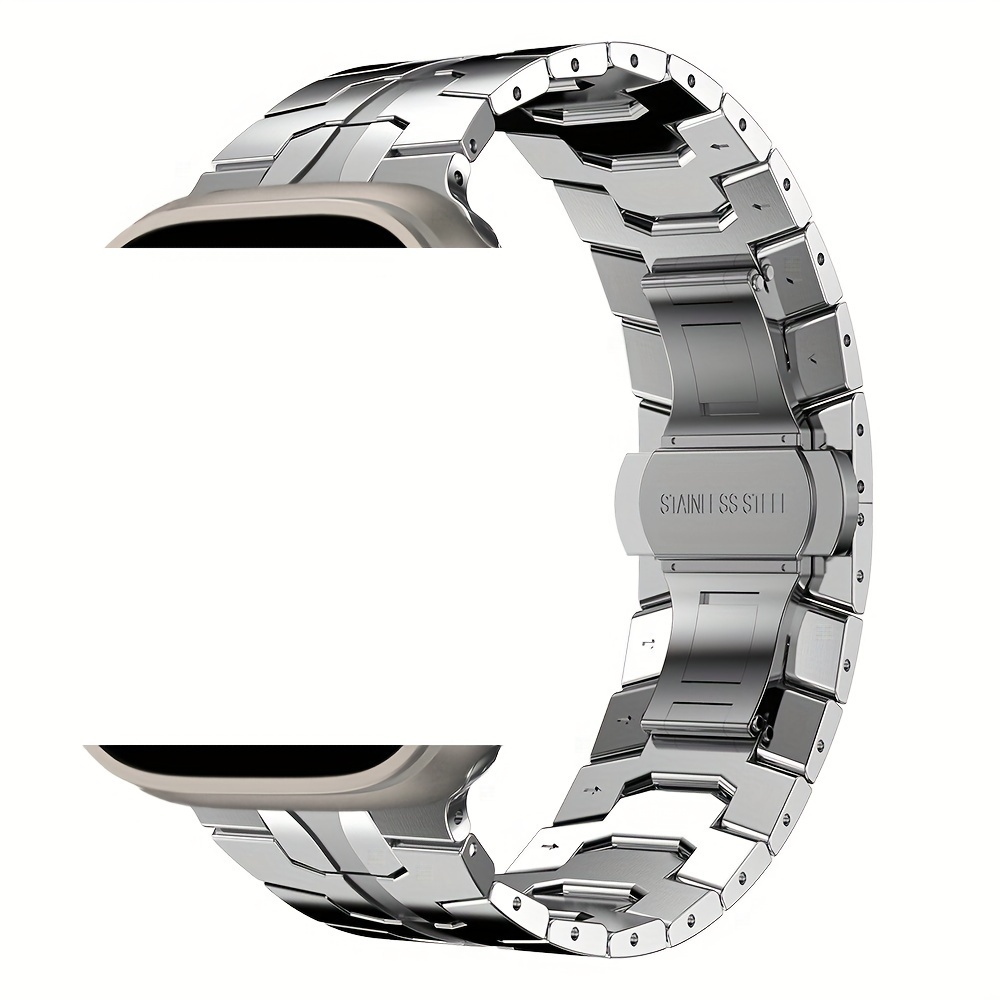 For Watch Ultra Band Stainless Steel Strap For Iwatch - Temu