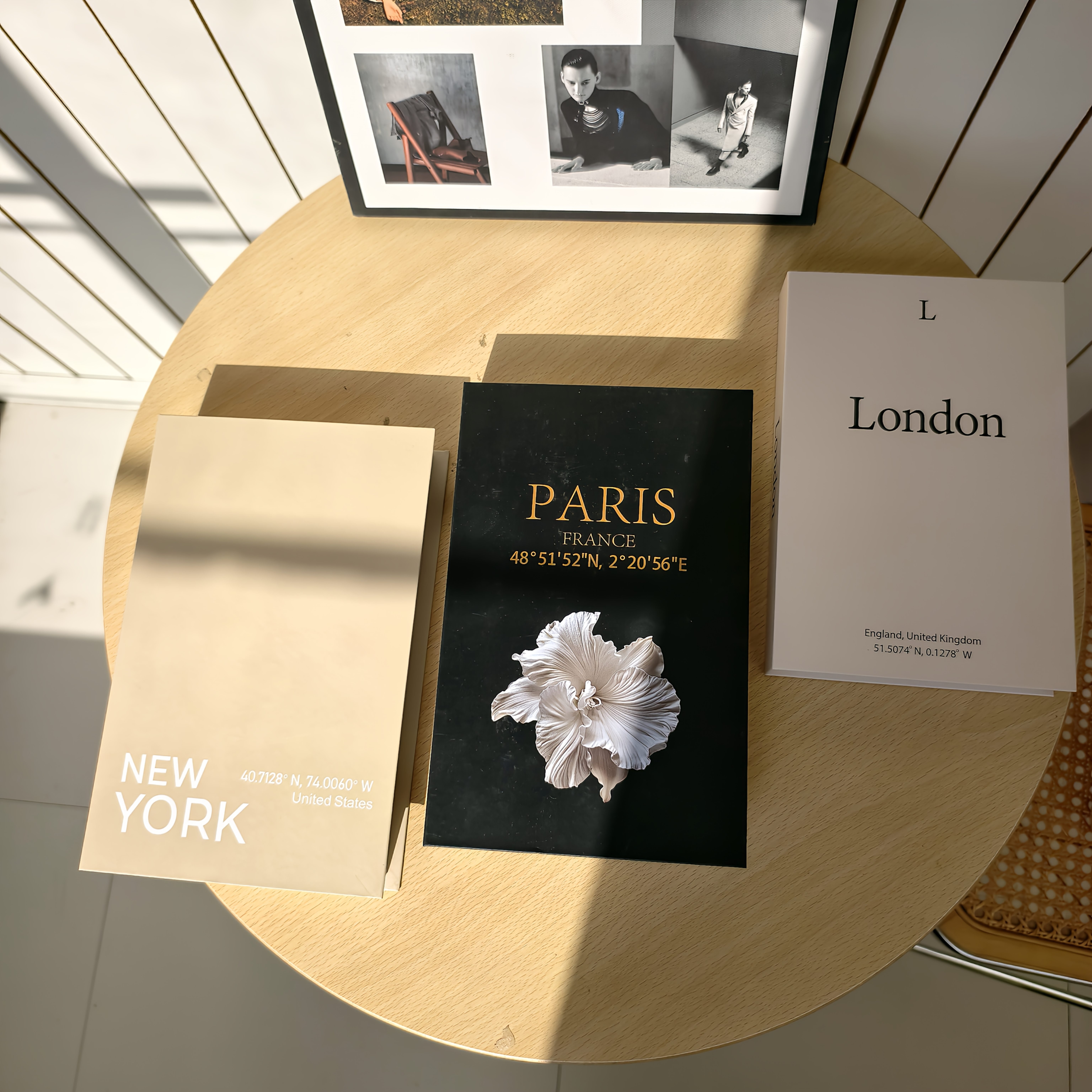 TEMU Juego de tres libros decorativos plegables diseñados para parecer revistas, perfectos para exhibir en una . libros falsos presentan un estilo