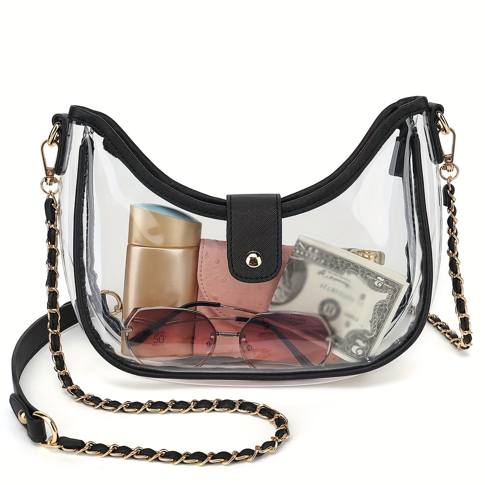 Cute clear crossbody bag sale