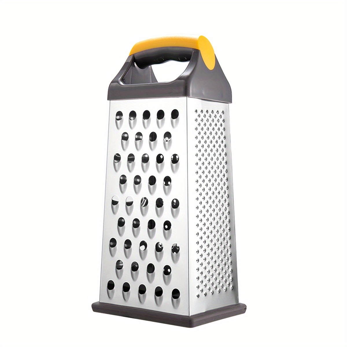 TEMU 1pc Stainless Steel Grater, Kitchen Grater, Household Four-in-one Stainless Steel 9-inch Four-sided Grater