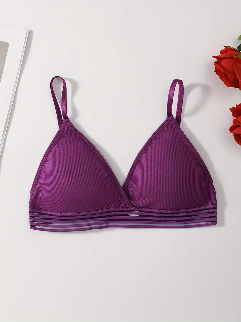 9 bra set seamless underwear for sleep sports breathable and sweat absorbent lightweight non constricting design wear in 9 colors black grey white orange lavender dark purple Product details 0