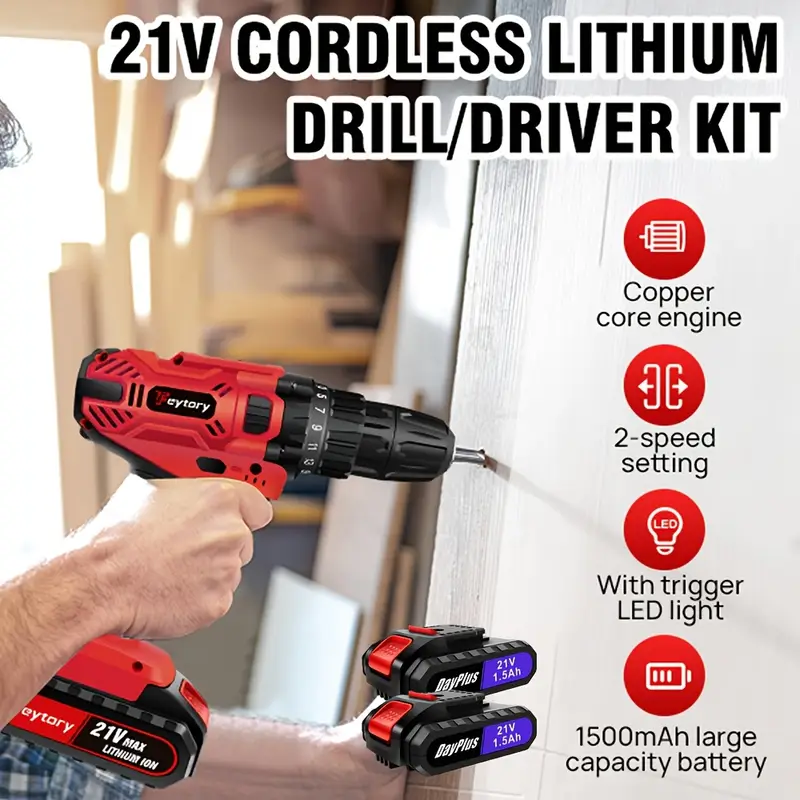 Trapano A Percussione Seesii Avvitatore A Impulsi Brushless 1000 N.m - 2 Batterie 4.0Ah, Perfetto Per Fai Da Te E Meccanici Avvitatore Pneumatico Elettrico - Foto 9