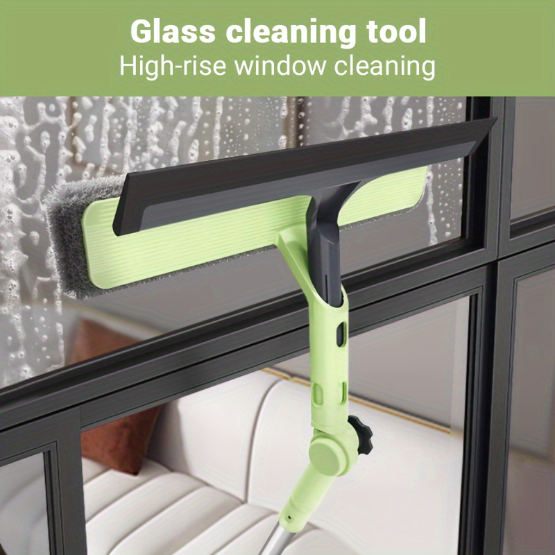 

1pc Extendable Double-sided Window And Floor Cleaning Brush - For Home, Outdoor, Car & Bedroom Use