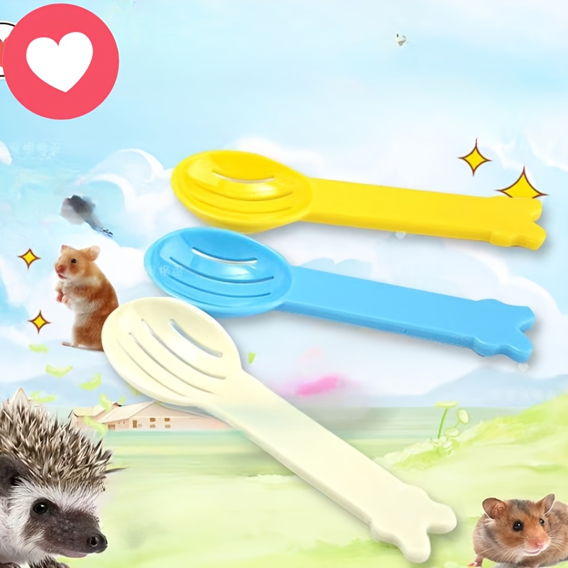 random color hamster litter shovel cleaning tool can remove litter and   remove stains a   for small pet bathrooms special litter shovel for hamster bins Product details 6