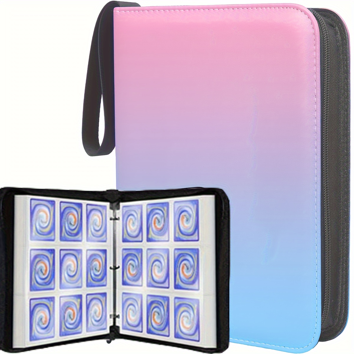 card binder 480 12-Pocket Exo-Tec® Zip Binder Just Pink – Vault X US main image 1