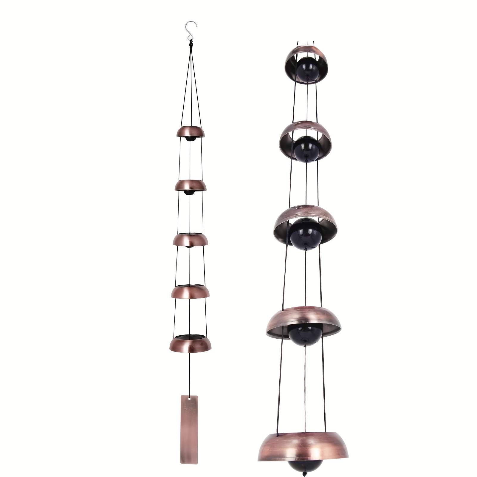 

Unique Temple Wind Chimes For Outdoor Garden Decor - Perfect Gift For Mom & Grandma, No Battery Needed