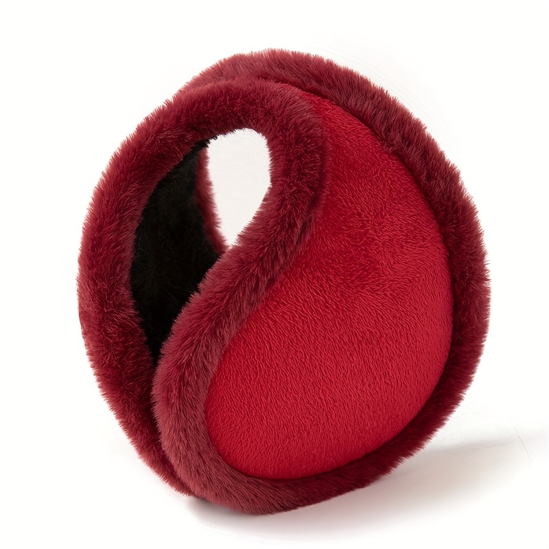 Autumn Winter Thickened Fleece Warm Ear Warmers Easy Solid Leisure Sports Running Cycling Skiing Windproof Ear Protection Ear Warmers