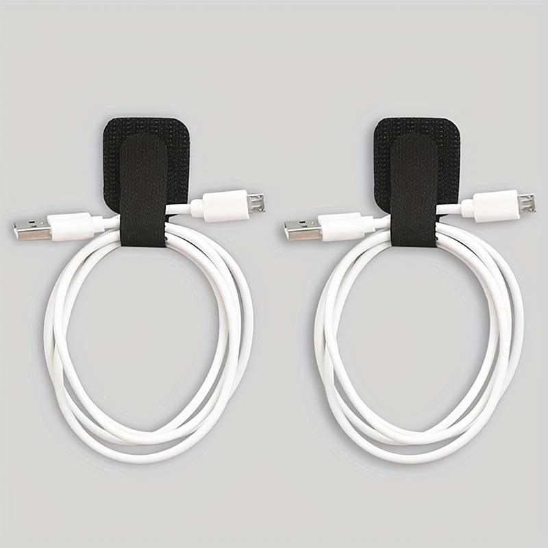 50 Self-Adhesive Wire Clips for Cable Management