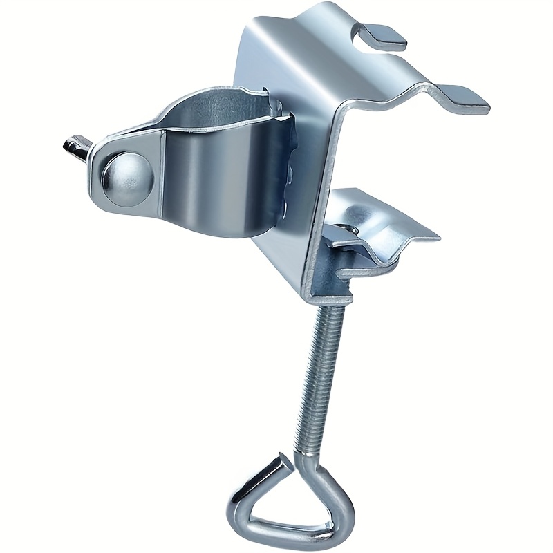 E-shop Außenschirmhalter mit verstellbaren Klemmen, werkzeuglose schnelle Installation, horizontal verstellbares Design, geeignet für Terrassen, Zäune,