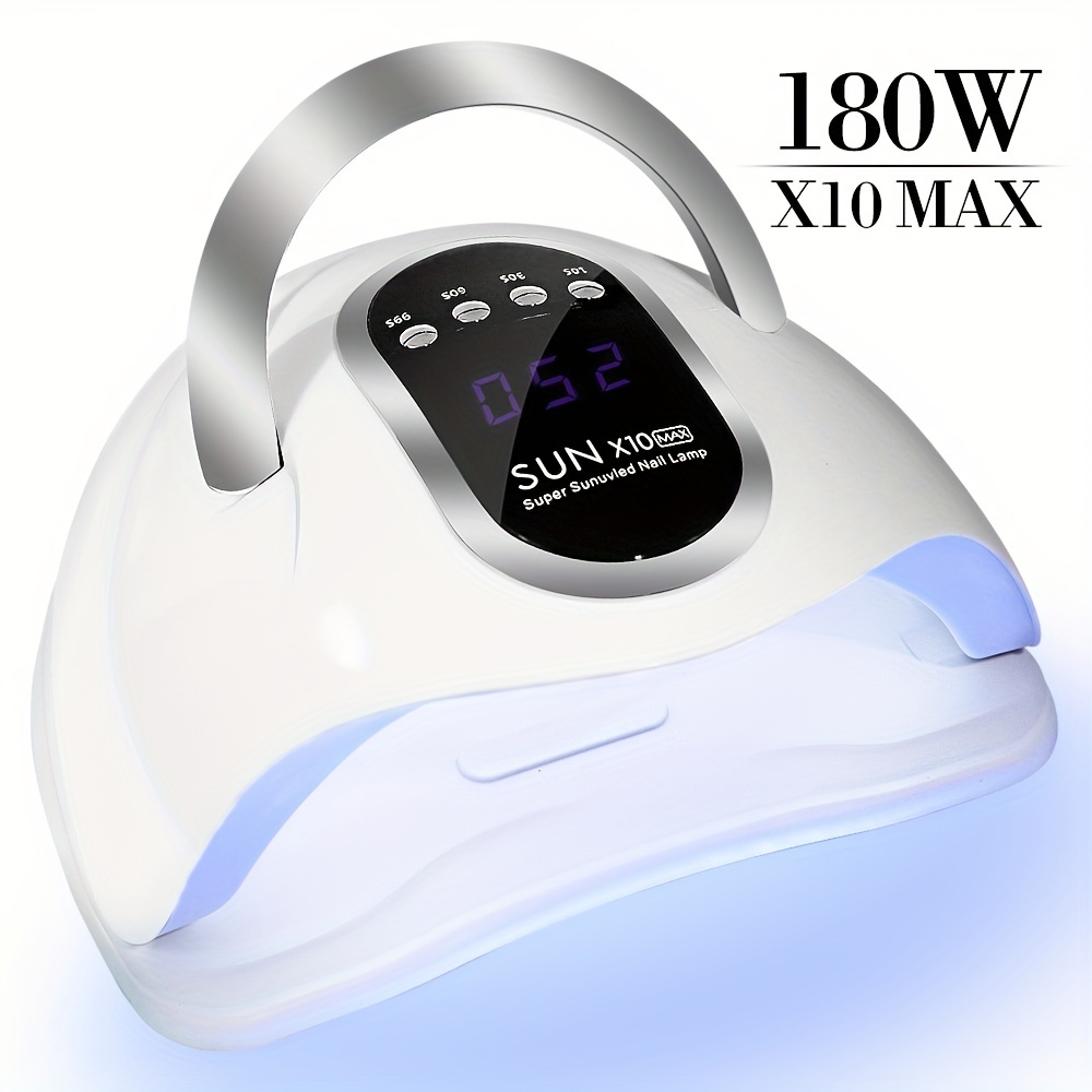 

Professional 45-led Uv Nail Lamp With & 4 Timer Settings - Quick Polish Light For Use, Includes Us Plug Adapter, Professional Nail Lamp