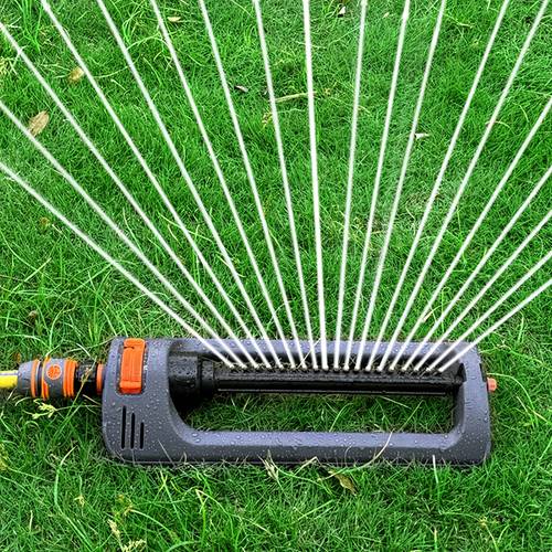 1pc automatic sprinkler head adjustable lawn watering system universal connector plastic no battery needed for garden and yard irrigation