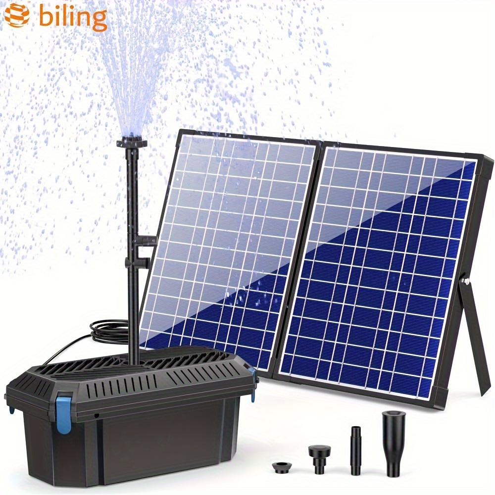 Solar Pond Filter Water Pump Solar Fountain Pump Kit: - Temu