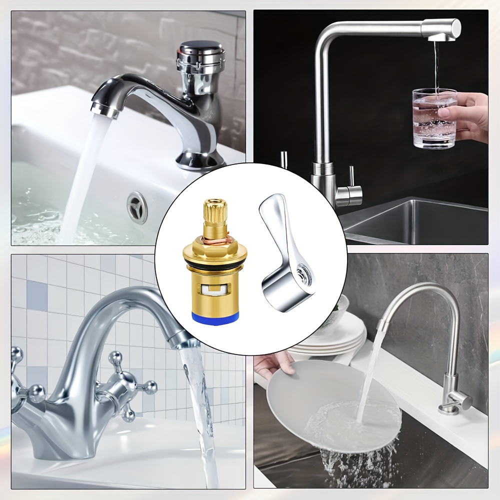 1 set faucet replacement parts thickened core - Bahrain