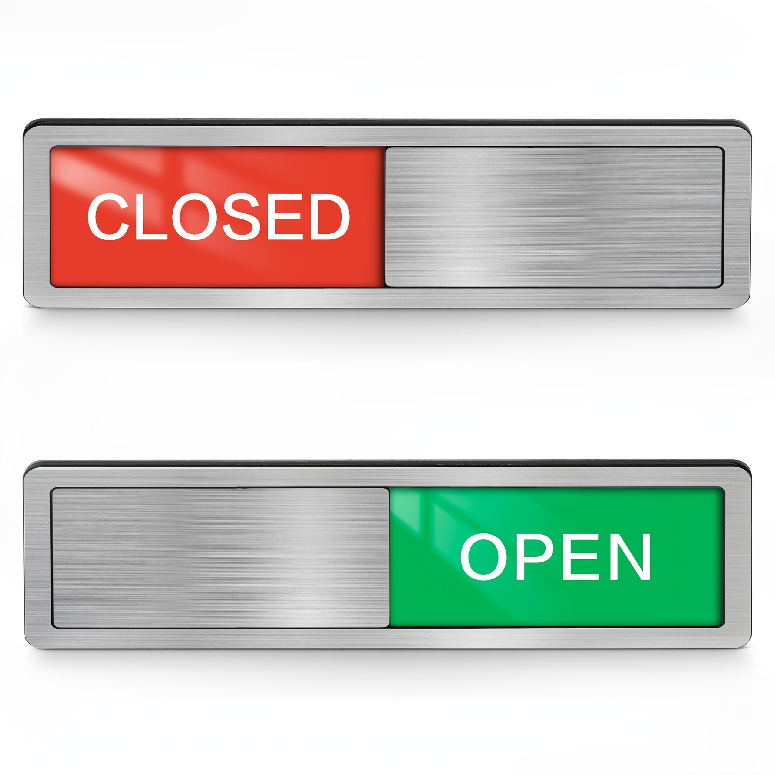 TEMU Open Closed Signs For Business, Privacy Slide Door Sign Indicator For Storefront, Restroom, Office Door, Wall, Window, Restaurants, Retail Salon