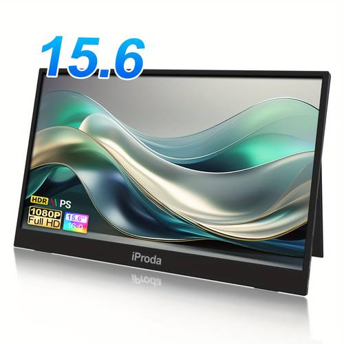 15 6 inch portable monitor 1920 x 1080p ips gaming monitor suitable for laptops ps4 5 pc etc as extended screen