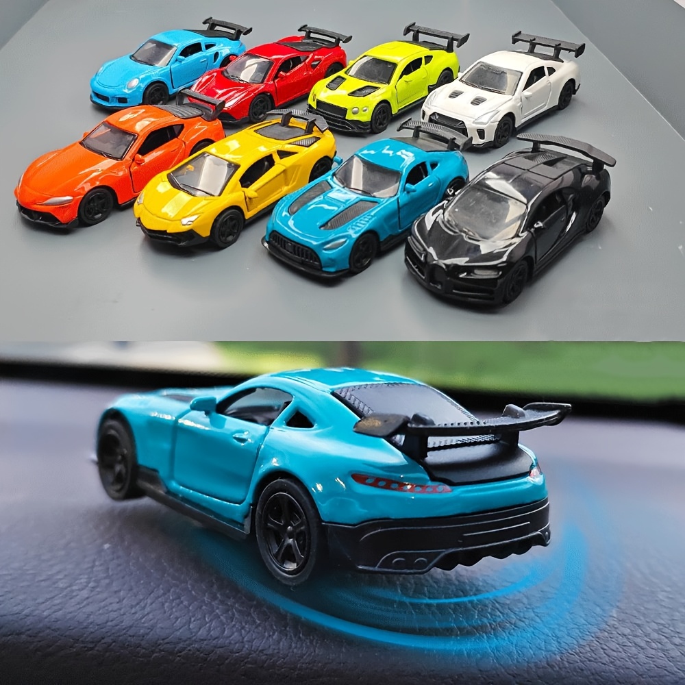 

Dynamic Drift Car Dashboard Decoration, Iron Material, Uncharged , Novelty Model With Physics-based Movement For Vehicle Interior Accessory, Cool Car Accessories